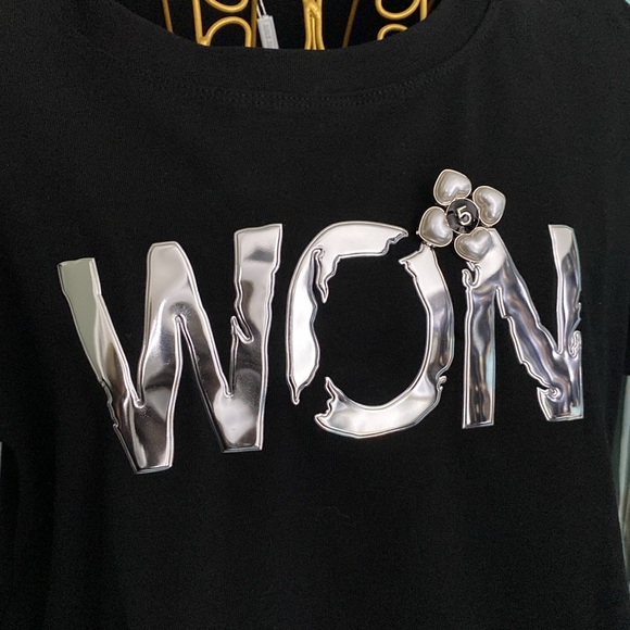 Feathered Embellished Crop Top - Picture 2 of 5